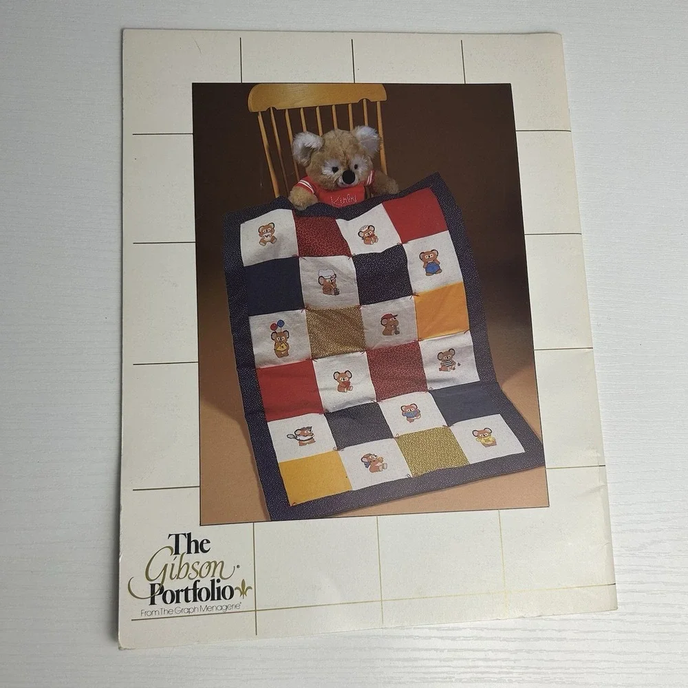 Vintage Kirby Koala Cross Stitch Pattern Book Vol. 2 , 17 Counted Designs